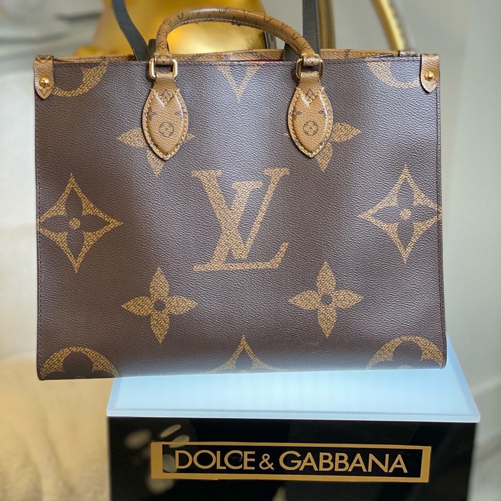 LOUIS VUITTON ON THE GO 2 WAY MONOGRAM TOTE BAG
